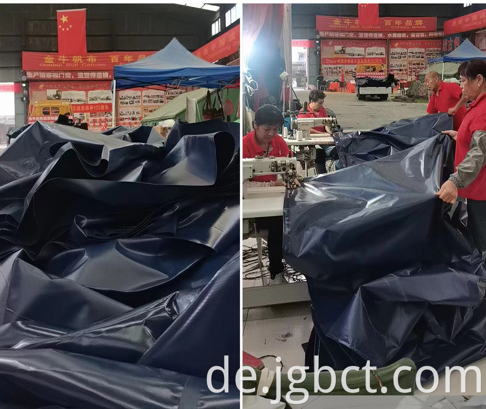 Rainproof tarpaulin